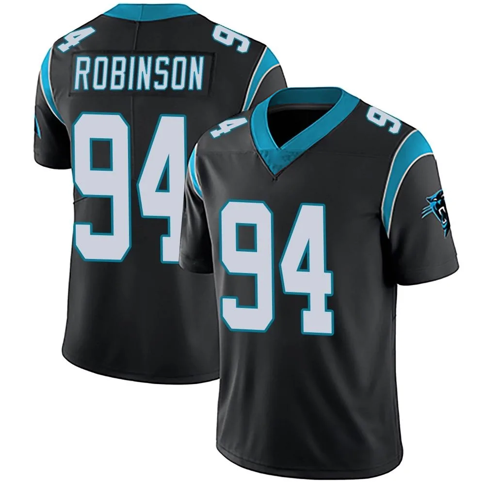 Men's Carolina Panthers A'shawn Robinson Nike Team Color Vapor Untouchable Limited Black Jersey Men's Carolina Panthers A'shawn Robinson Nike Team Color Vapor Untouchable Limited Black Jersey