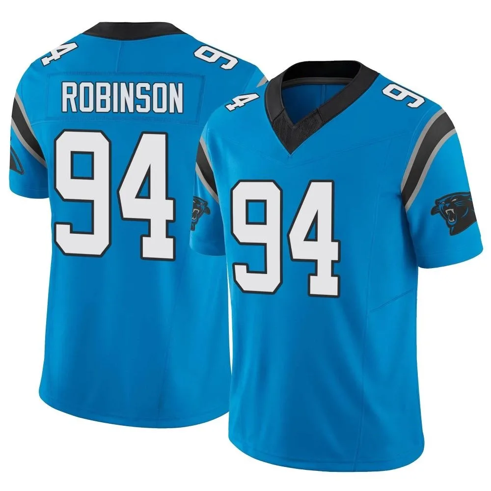 Youth Carolina Panthers A'shawn Robinson Nike Vapor F.U.S.E. Limited Blue Jersey Youth Carolina Panthers A'shawn Robinson Nike Vapor F.U.S.E. Limited Blue Jersey
