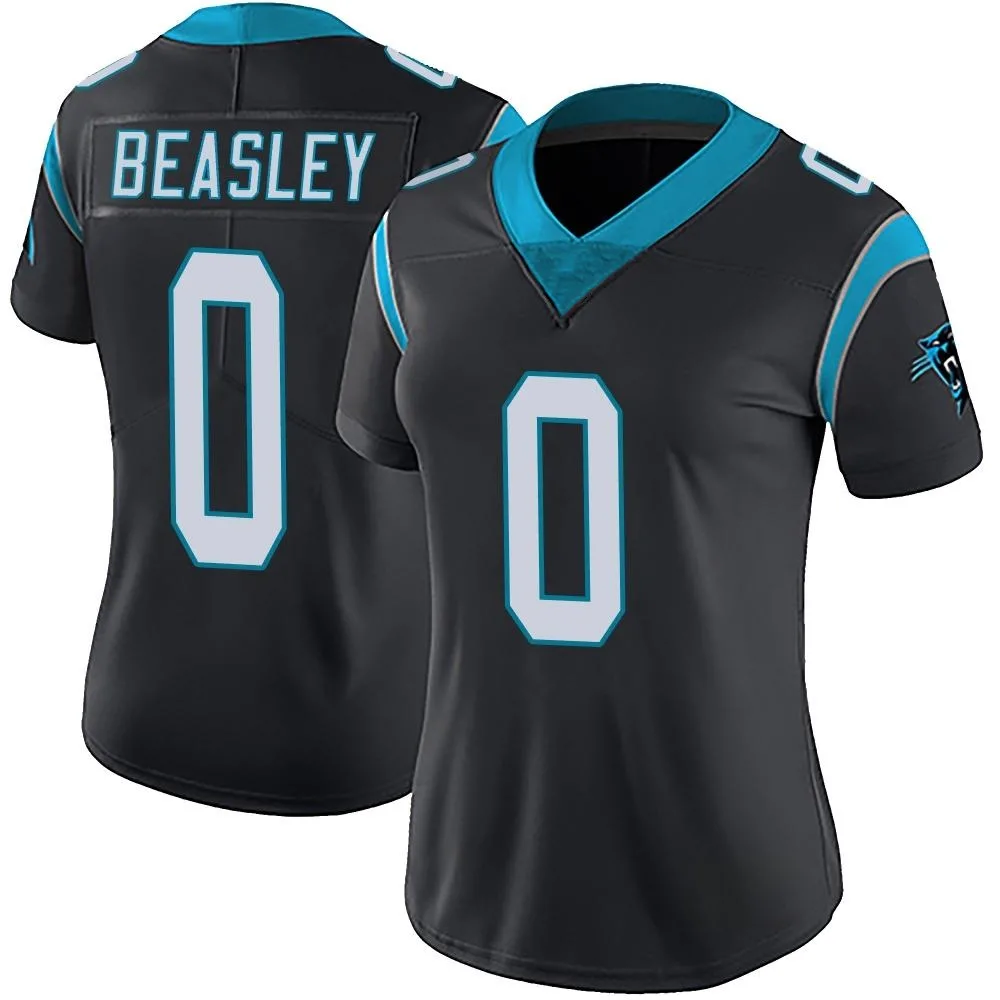 Women's Carolina Panthers Aaron Beasley Nike Team Color Vapor Untouchable Limited Black Jersey Women's Carolina Panthers Aaron Beasley Nike Team Color Vapor Untouchable Limited Black Jersey