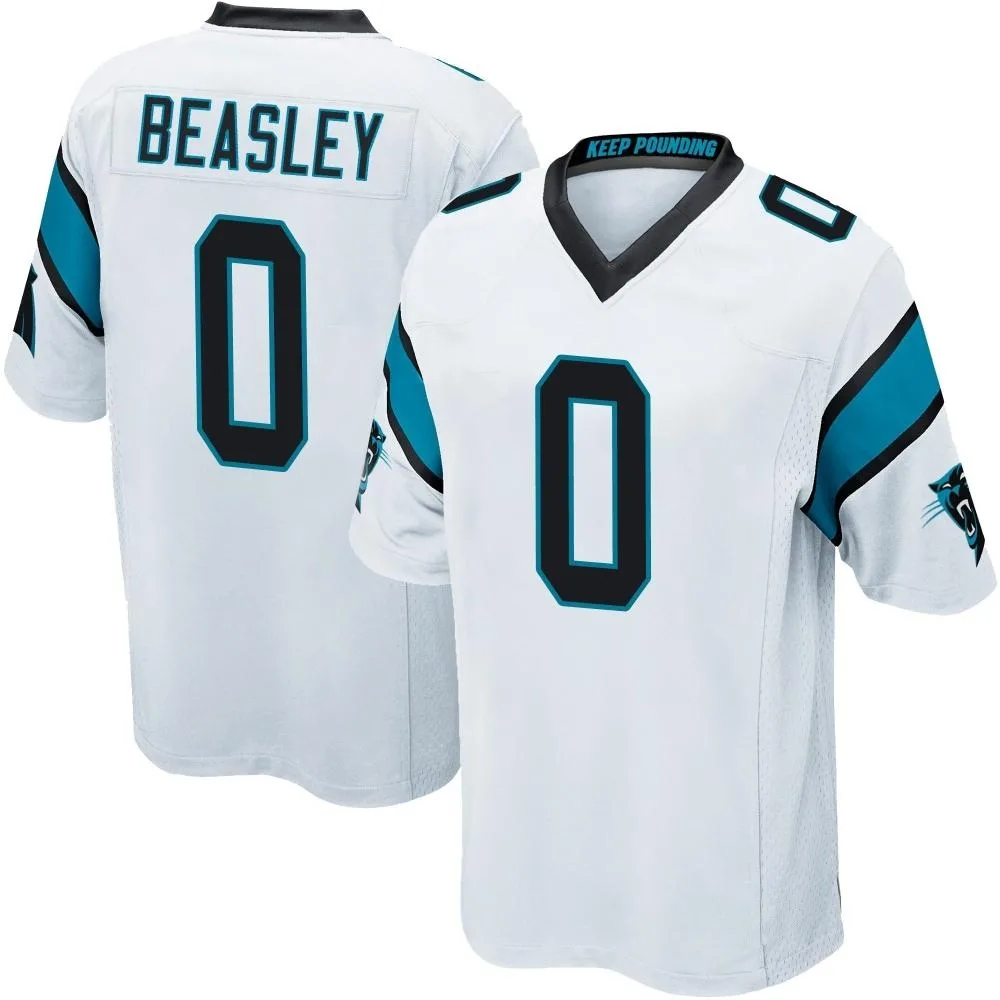 Youth Carolina Panthers Aaron Beasley Nike Game White Jersey Youth Carolina Panthers Aaron Beasley Nike Game White Jersey