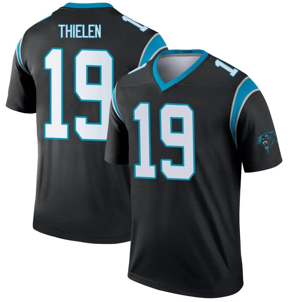 Youth Carolina Panthers Adam Thielen Nike Legend Black Jersey Youth Carolina Panthers Adam Thielen Nike Legend Black Jersey