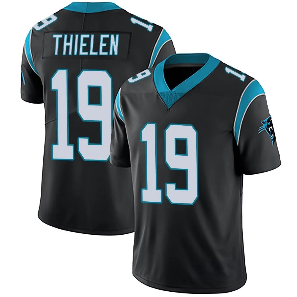 Youth Carolina Panthers Adam Thielen Nike Team Color Vapor Untouchable Limited Black Jersey Youth Carolina Panthers Adam Thielen Nike Team Color Vapor Untouchable Limited Black Jersey
