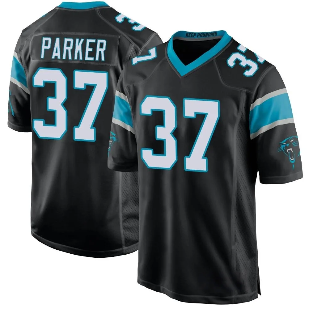 Youth Carolina Panthers Aj Parker Nike Team Color Game Black Jersey Youth Carolina Panthers Aj Parker Nike Team Color Game Black Jersey