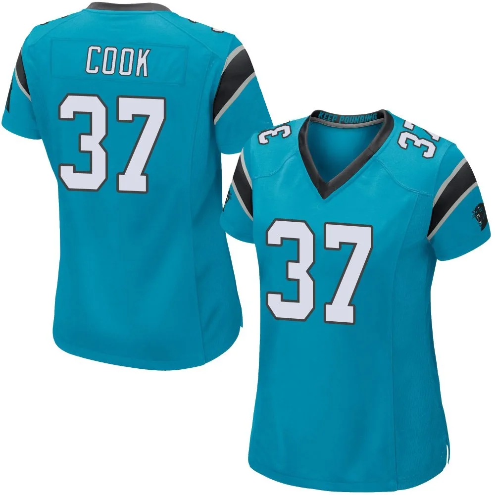 Women's Carolina Panthers Alex Cook Nike Alternate Game Blue Jersey Women's Carolina Panthers Alex Cook Nike Alternate Game Blue Jersey