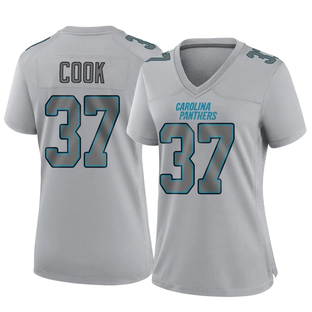 Women's Carolina Panthers Alex Cook Nike Atmosphere Fashion Game Gray Jersey Women's Carolina Panthers Alex Cook Nike Atmosphere Fashion Game Gray Jersey