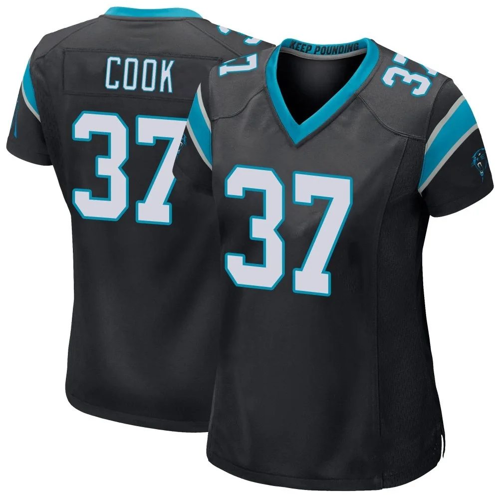 Women's Carolina Panthers Alex Cook Nike Team Color Game Black Jersey Women's Carolina Panthers Alex Cook Nike Team Color Game Black Jersey