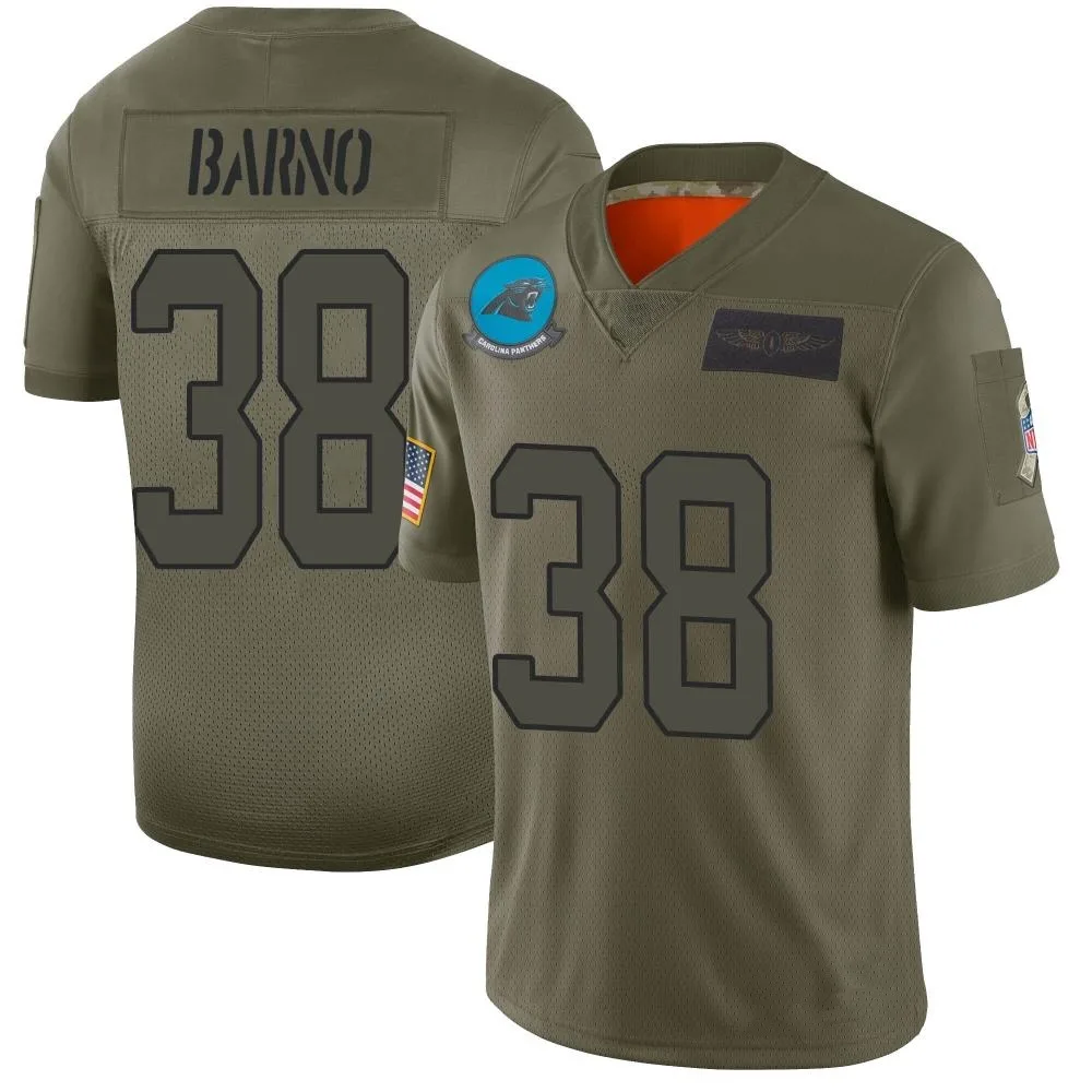 Men's Carolina Panthers Amare Barno Nike 2019 Salute to Service Limited Camo Jersey Men's Carolina Panthers Amare Barno Nike 2019 Salute to Service Limited Camo Jersey