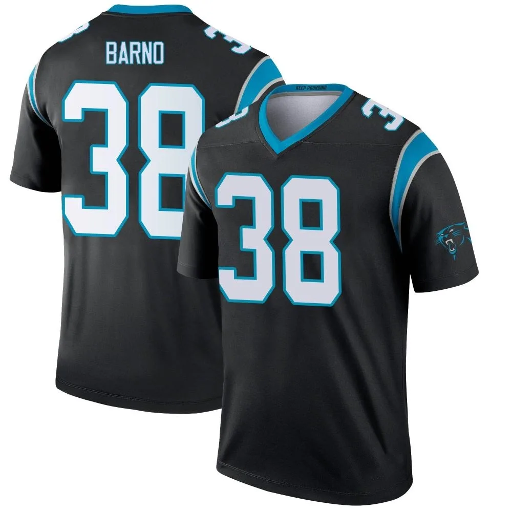 Men's Carolina Panthers Amare Barno Nike Legend Black Jersey Men's Carolina Panthers Amare Barno Nike Legend Black Jersey