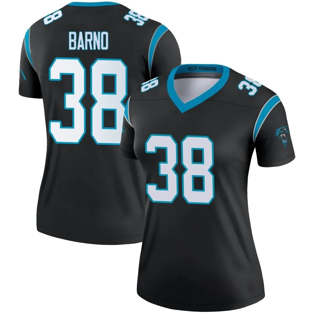 Women's Carolina Panthers Amare Barno Nike Legend Black Jersey Women's Carolina Panthers Amare Barno Nike Legend Black Jersey