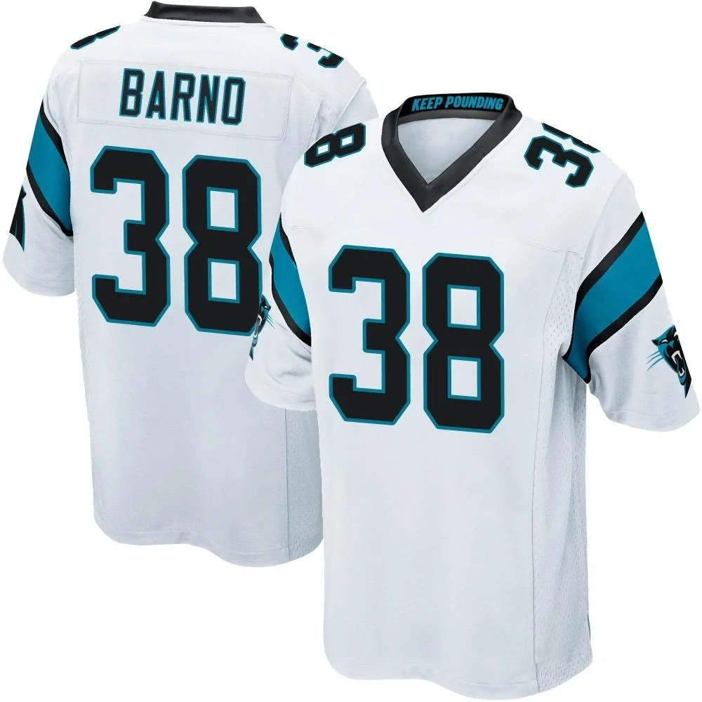 Youth Carolina Panthers Amare Barno Nike Game White Jersey Youth Carolina Panthers Amare Barno Nike Game White Jersey