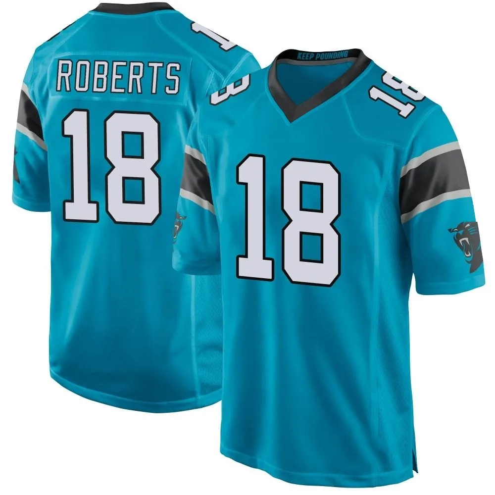 Men's Carolina Panthers Andre Roberts Nike Alternate Game Blue Jersey Men's Carolina Panthers Andre Roberts Nike Alternate Game Blue Jersey