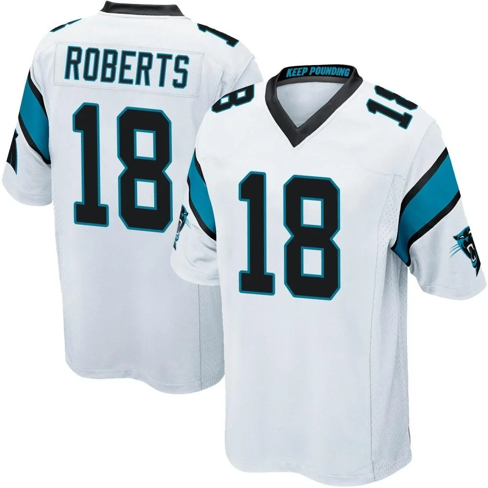 Men's Carolina Panthers Andre Roberts Nike Game White Jersey Men's Carolina Panthers Andre Roberts Nike Game White Jersey