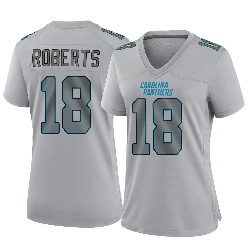 Women's Carolina Panthers Andre Roberts Nike Atmosphere Fashion Game Gray Jersey Women's Carolina Panthers Andre Roberts Nike Atmosphere Fashion Game Gray Jersey