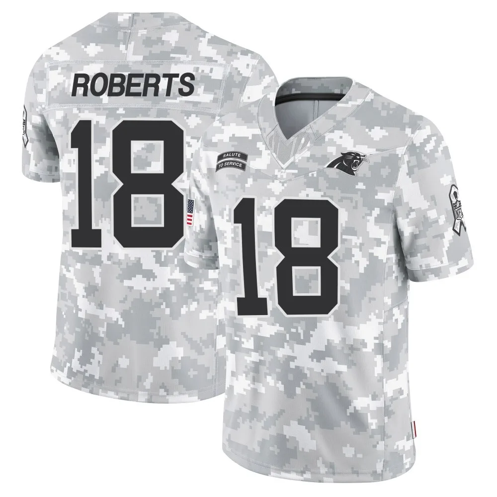 Youth Carolina Panthers Andre Roberts Nike 2024 Salute to Service Limited Arctic Camo Jersey Youth Carolina Panthers Andre Roberts Nike 2024 Salute to Service Limited Arctic Camo Jersey