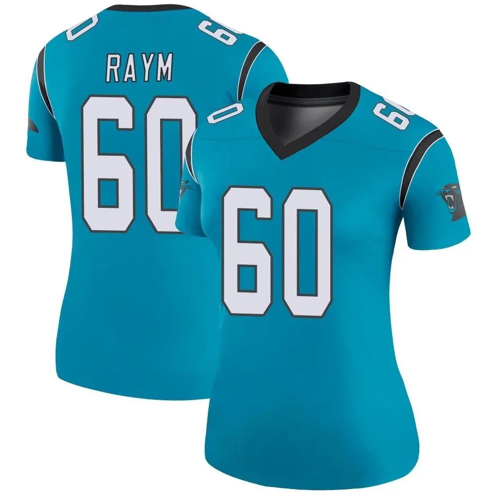 Women's Carolina Panthers Andrew Raym Nike Color Rush Legend Blue Jersey Women's Carolina Panthers Andrew Raym Nike Color Rush Legend Blue Jersey