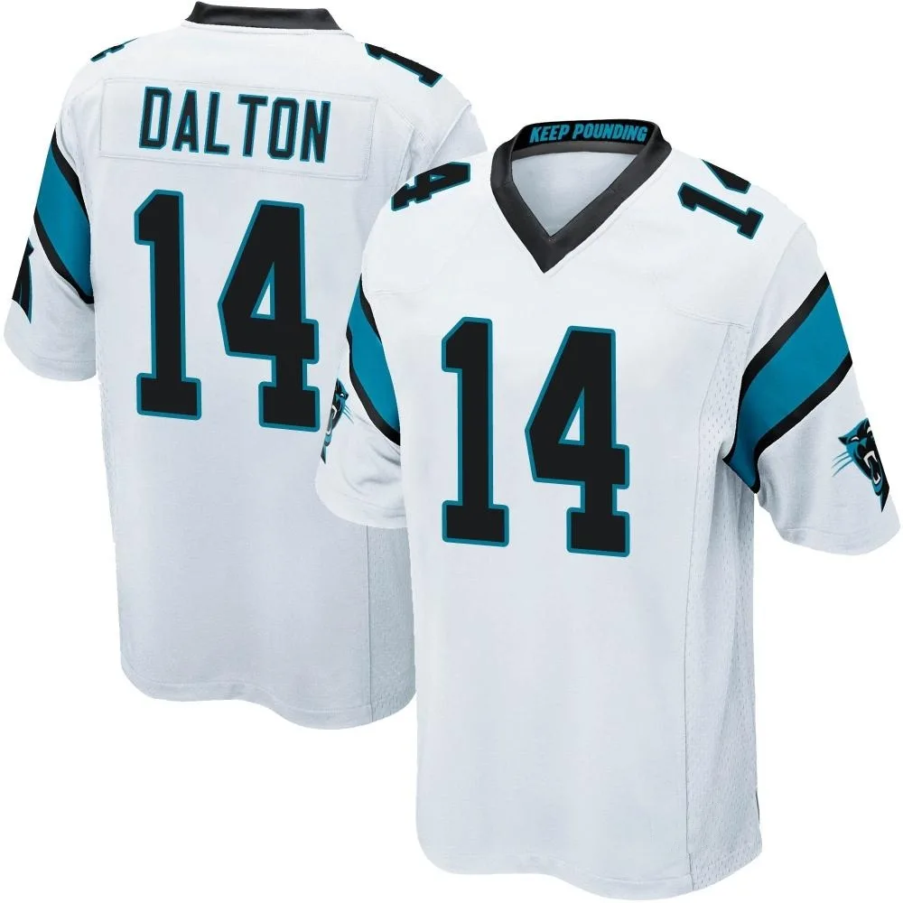 Men's Carolina Panthers Andy Dalton Nike Game White Jersey Men's Carolina Panthers Andy Dalton Nike Game White Jersey