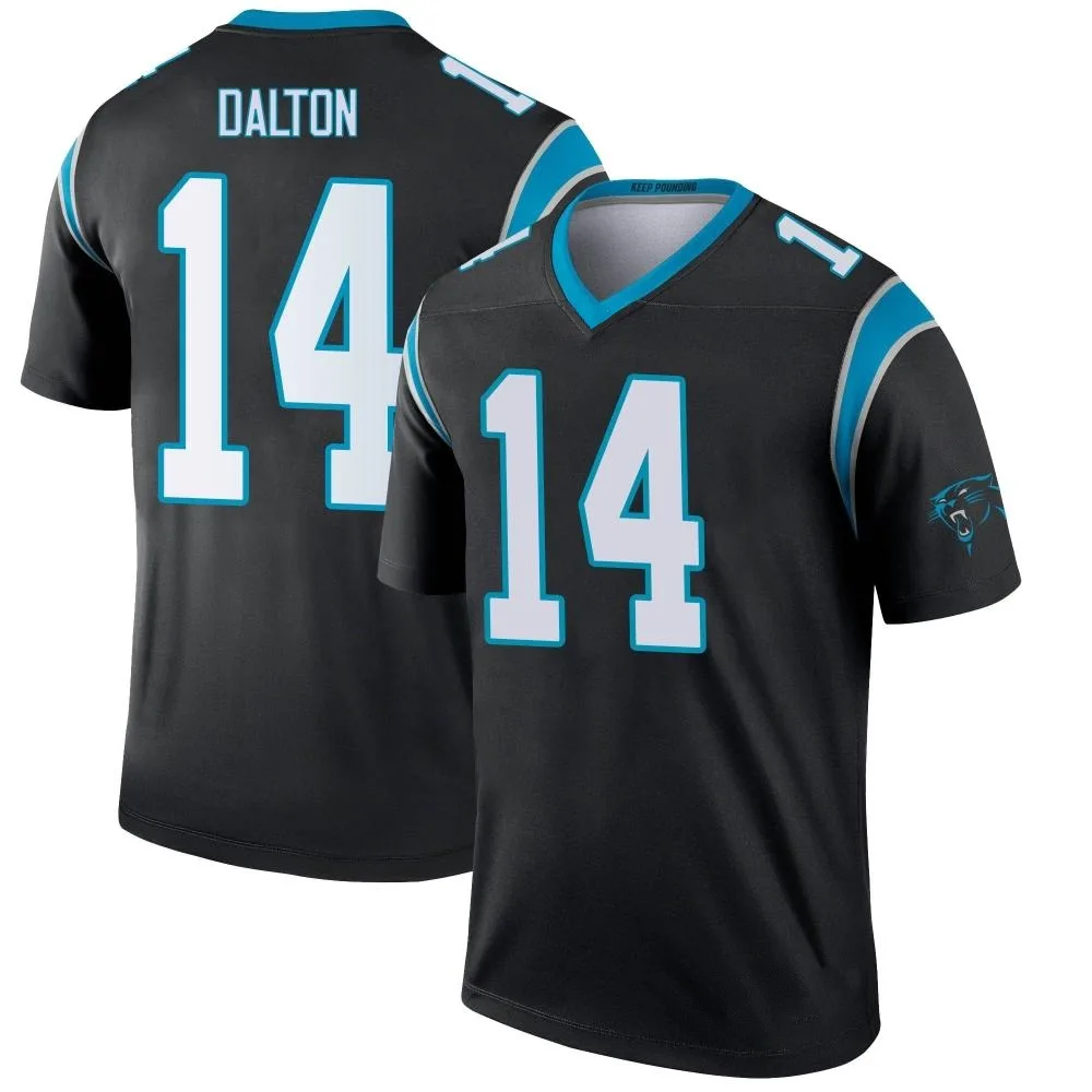 Men's Carolina Panthers Andy Dalton Nike Legend Black Jersey Men's Carolina Panthers Andy Dalton Nike Legend Black Jersey