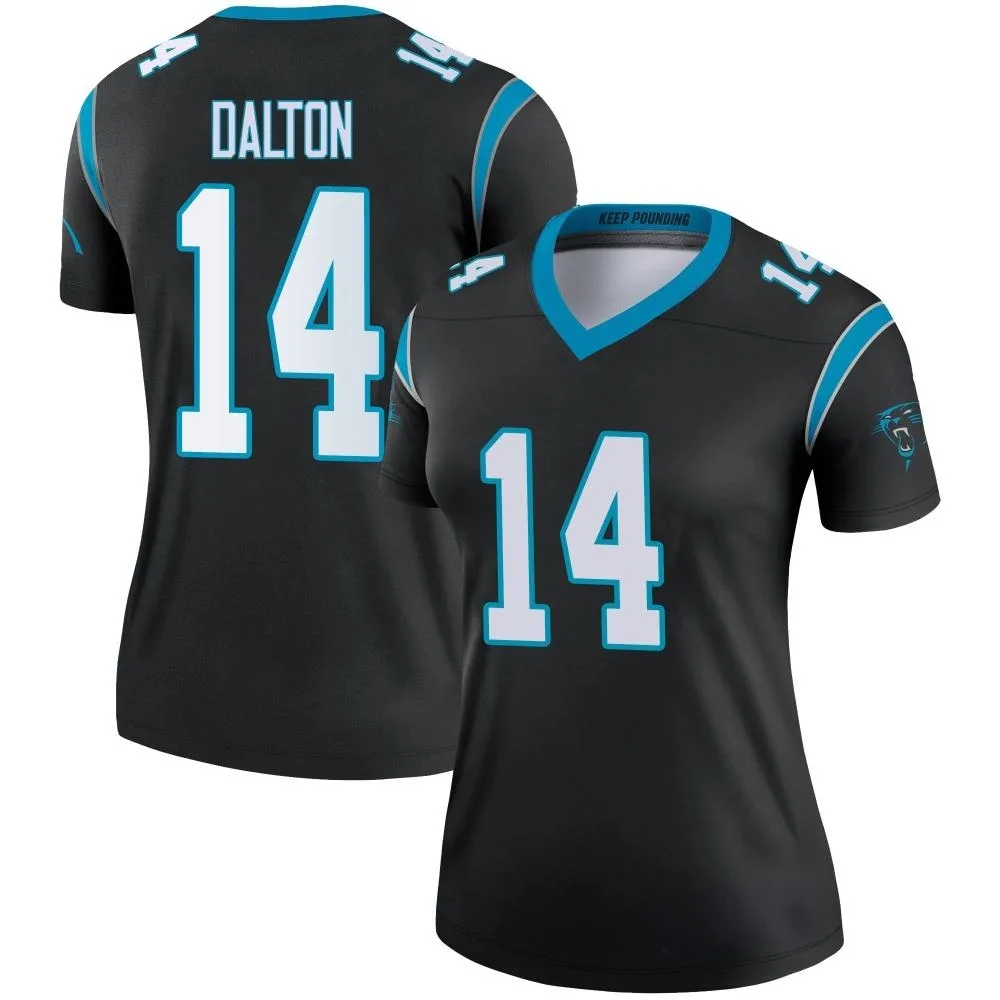 Women's Carolina Panthers Andy Dalton Nike Legend Black Jersey Women's Carolina Panthers Andy Dalton Nike Legend Black Jersey