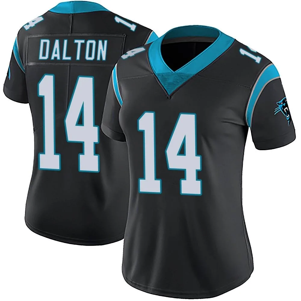 Women's Carolina Panthers Andy Dalton Nike Team Color Vapor Untouchable Limited Black Jersey Women's Carolina Panthers Andy Dalton Nike Team Color Vapor Untouchable Limited Black Jersey