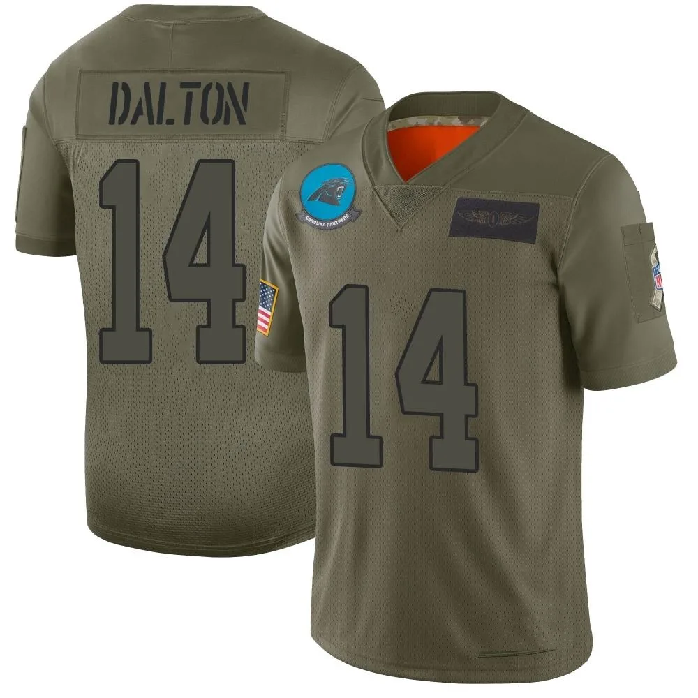 Youth Carolina Panthers Andy Dalton Nike 2019 Salute to Service Limited Camo Jersey Youth Carolina Panthers Andy Dalton Nike 2019 Salute to Service Limited Camo Jersey