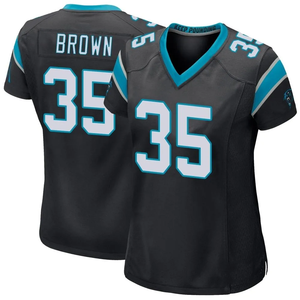 Women's Carolina Panthers Anthony Brown Nike Team Color Game Black Jersey Women's Carolina Panthers Anthony Brown Nike Team Color Game Black Jersey