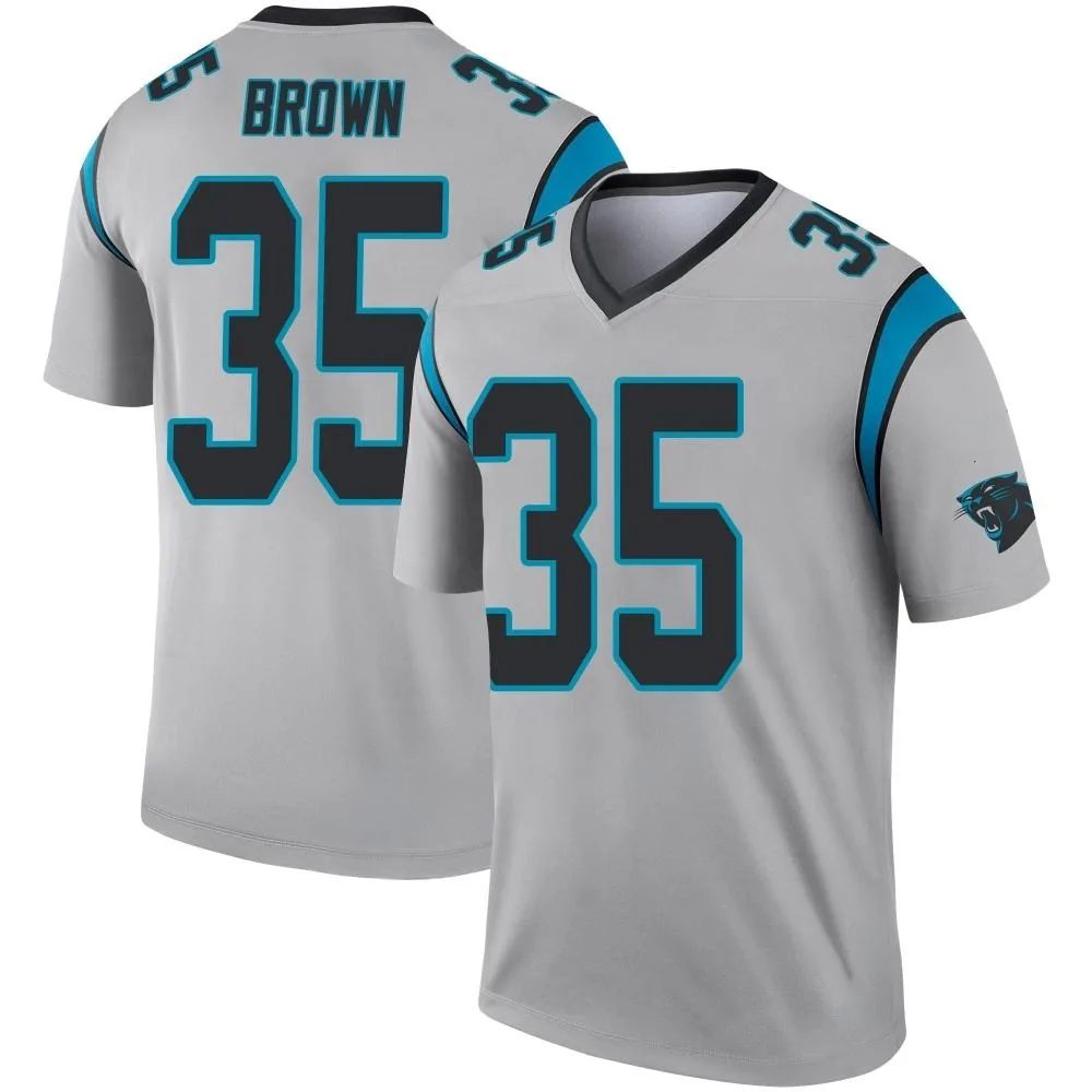 Youth Carolina Panthers Anthony Brown Nike Inverted Silver Legend Jersey Youth Carolina Panthers Anthony Brown Nike Inverted Silver Legend Jersey
