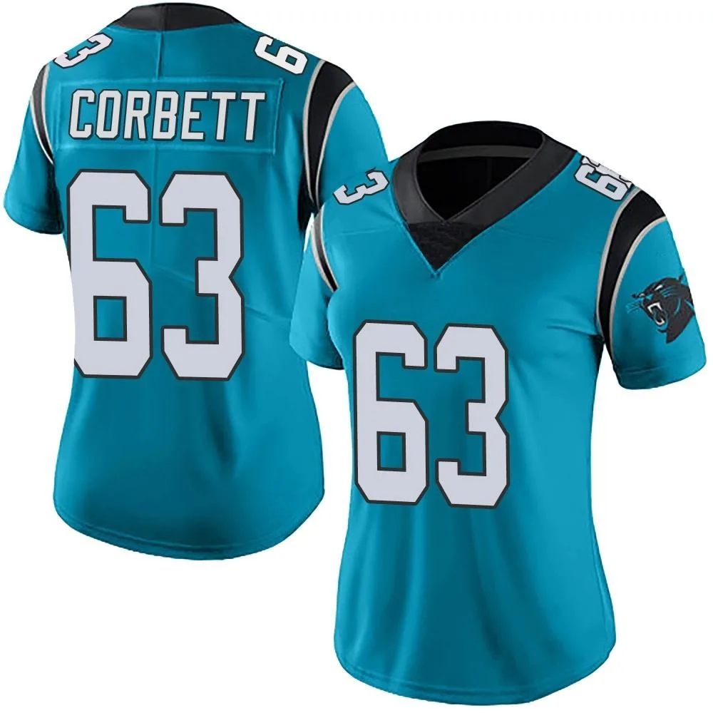 Women's Carolina Panthers Austin Corbett Nike Alternate Vapor Untouchable Limited Blue Jersey Women's Carolina Panthers Austin Corbett Nike Alternate Vapor Untouchable Limited Blue Jersey