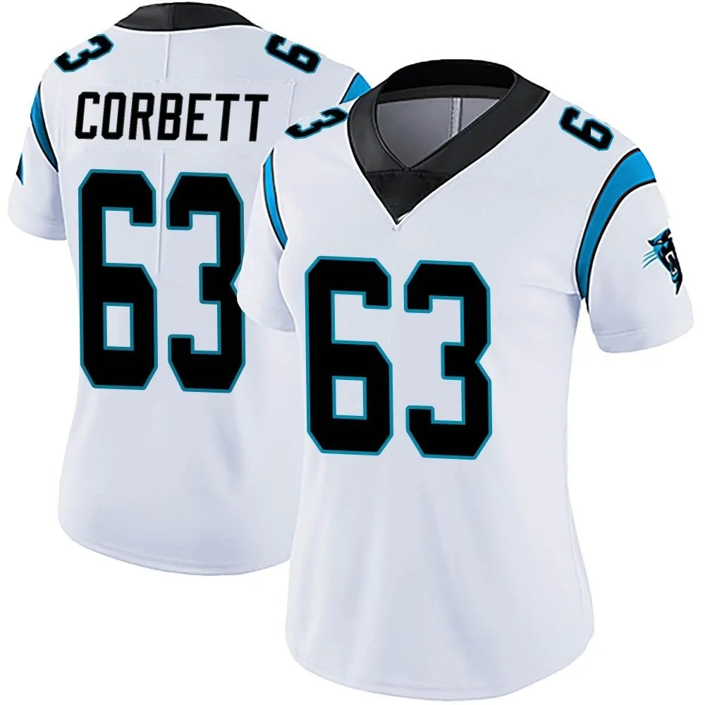 Women's Carolina Panthers Austin Corbett Nike Vapor Untouchable Limited White Jersey Women's Carolina Panthers Austin Corbett Nike Vapor Untouchable Limited White Jersey