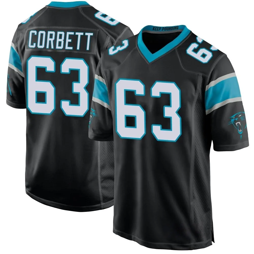 Youth Carolina Panthers Austin Corbett Nike Team Color Game Black Jersey Youth Carolina Panthers Austin Corbett Nike Team Color Game Black Jersey