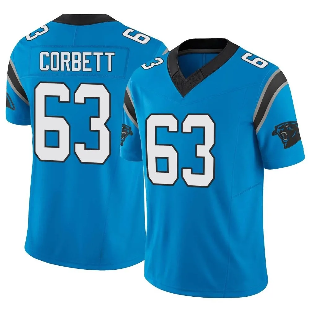 Youth Carolina Panthers Austin Corbett Nike Vapor F.U.S.E. Limited Blue Jersey Youth Carolina Panthers Austin Corbett Nike Vapor F.U.S.E. Limited Blue Jersey