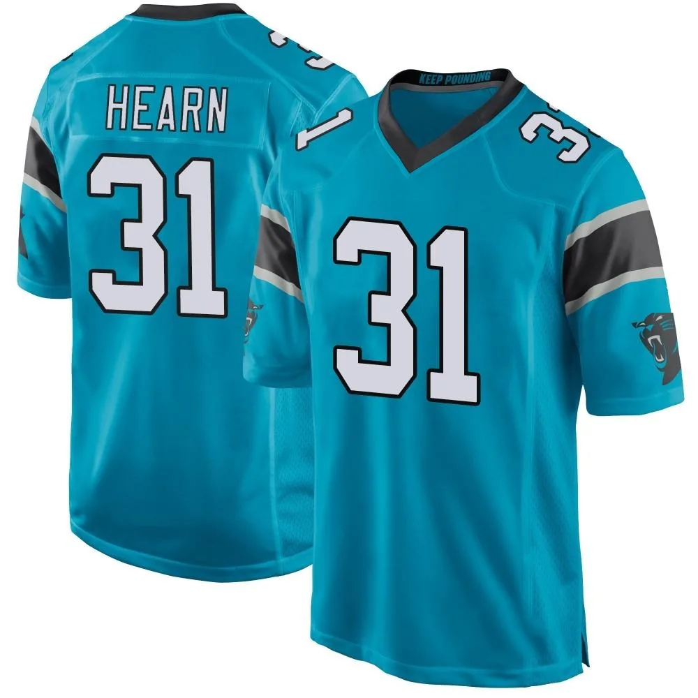 Men's Carolina Panthers Azizi Hearn Nike Alternate Game Blue Jersey Men's Carolina Panthers Azizi Hearn Nike Alternate Game Blue Jersey