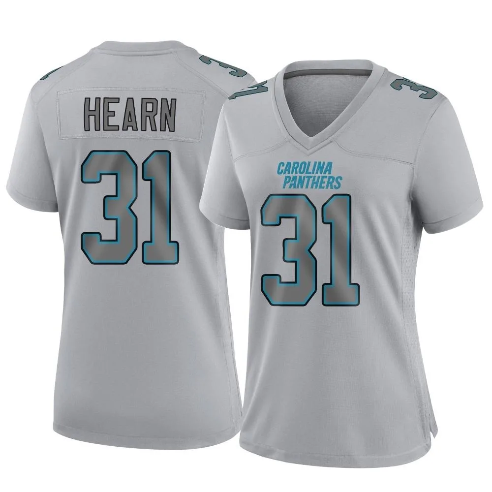 Women's Carolina Panthers Azizi Hearn Nike Atmosphere Fashion Game Gray Jersey Women's Carolina Panthers Azizi Hearn Nike Atmosphere Fashion Game Gray Jersey