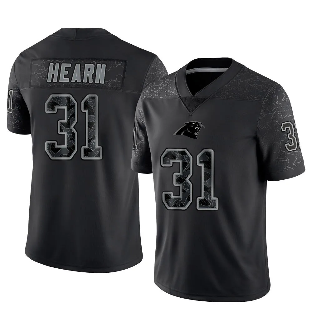 Youth Carolina Panthers Azizi Hearn Nike Reflective Limited Black Jersey Youth Carolina Panthers Azizi Hearn Nike Reflective Limited Black Jersey