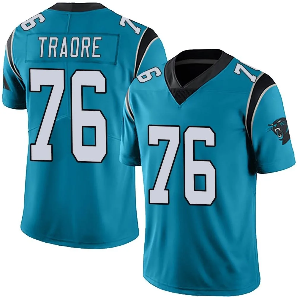 Men's Carolina Panthers Badara Traore Nike Alternate Vapor Untouchable Limited Blue Jersey Men's Carolina Panthers Badara Traore Nike Alternate Vapor Untouchable Limited Blue Jersey