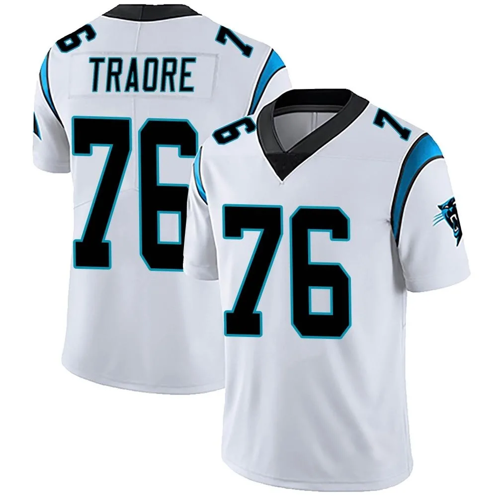 Men's Carolina Panthers Badara Traore Nike Vapor Untouchable Limited White Jersey Men's Carolina Panthers Badara Traore Nike Vapor Untouchable Limited White Jersey