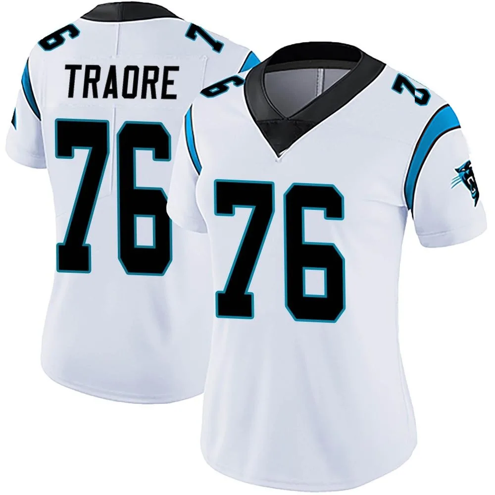 Women's Carolina Panthers Badara Traore Nike Vapor Untouchable Limited White Jersey Women's Carolina Panthers Badara Traore Nike Vapor Untouchable Limited White Jersey