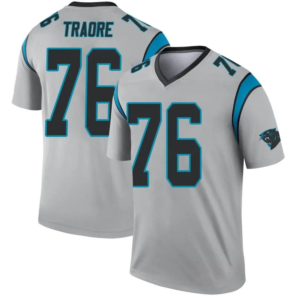 Youth Carolina Panthers Badara Traore Nike Inverted Silver Legend Jersey Youth Carolina Panthers Badara Traore Nike Inverted Silver Legend Jersey