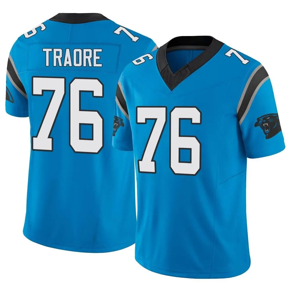 Youth Carolina Panthers Badara Traore Nike Vapor F.U.S.E. Limited Blue Jersey Youth Carolina Panthers Badara Traore Nike Vapor F.U.S.E. Limited Blue Jersey