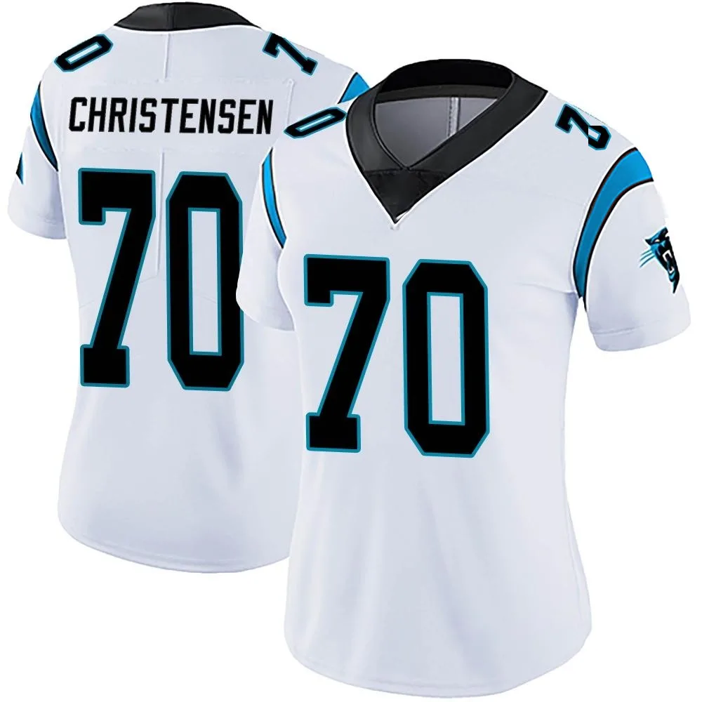 Women's Carolina Panthers Brady Christensen Nike Vapor Untouchable Limited White Jersey Women's Carolina Panthers Brady Christensen Nike Vapor Untouchable Limited White Jersey
