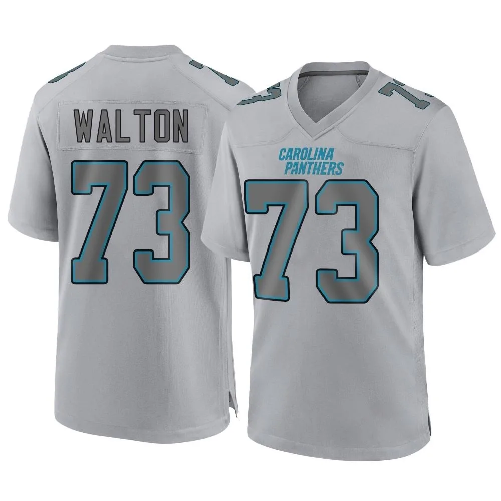 Men's Carolina Panthers Brandon Walton Nike Atmosphere Fashion Game Gray Jersey Men's Carolina Panthers Brandon Walton Nike Atmosphere Fashion Game Gray Jersey