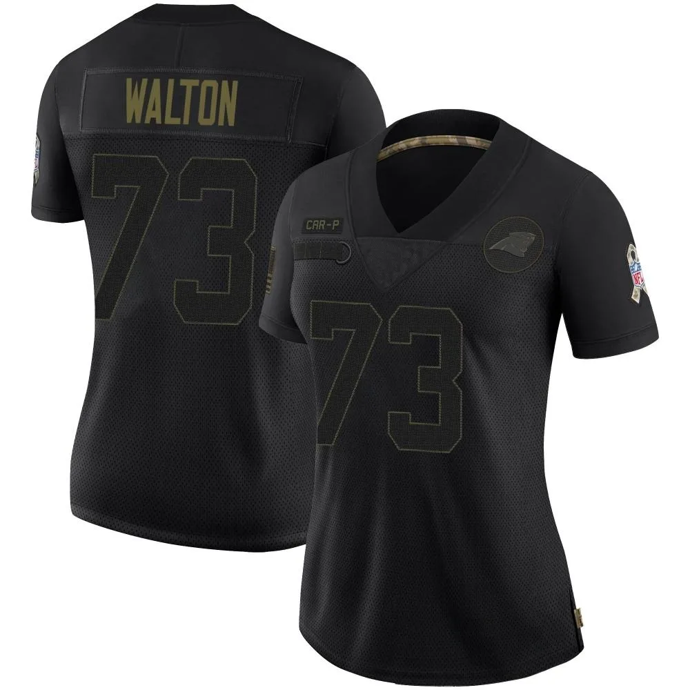 Women's Carolina Panthers Brandon Walton Nike 2020 Salute To Service Limited Black Jersey Women's Carolina Panthers Brandon Walton Nike 2020 Salute To Service Limited Black Jersey