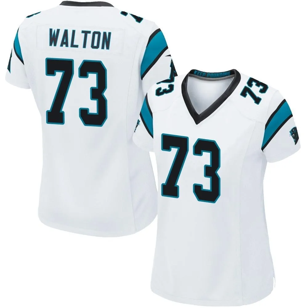 Women's Carolina Panthers Brandon Walton Nike Game White Jersey Women's Carolina Panthers Brandon Walton Nike Game White Jersey