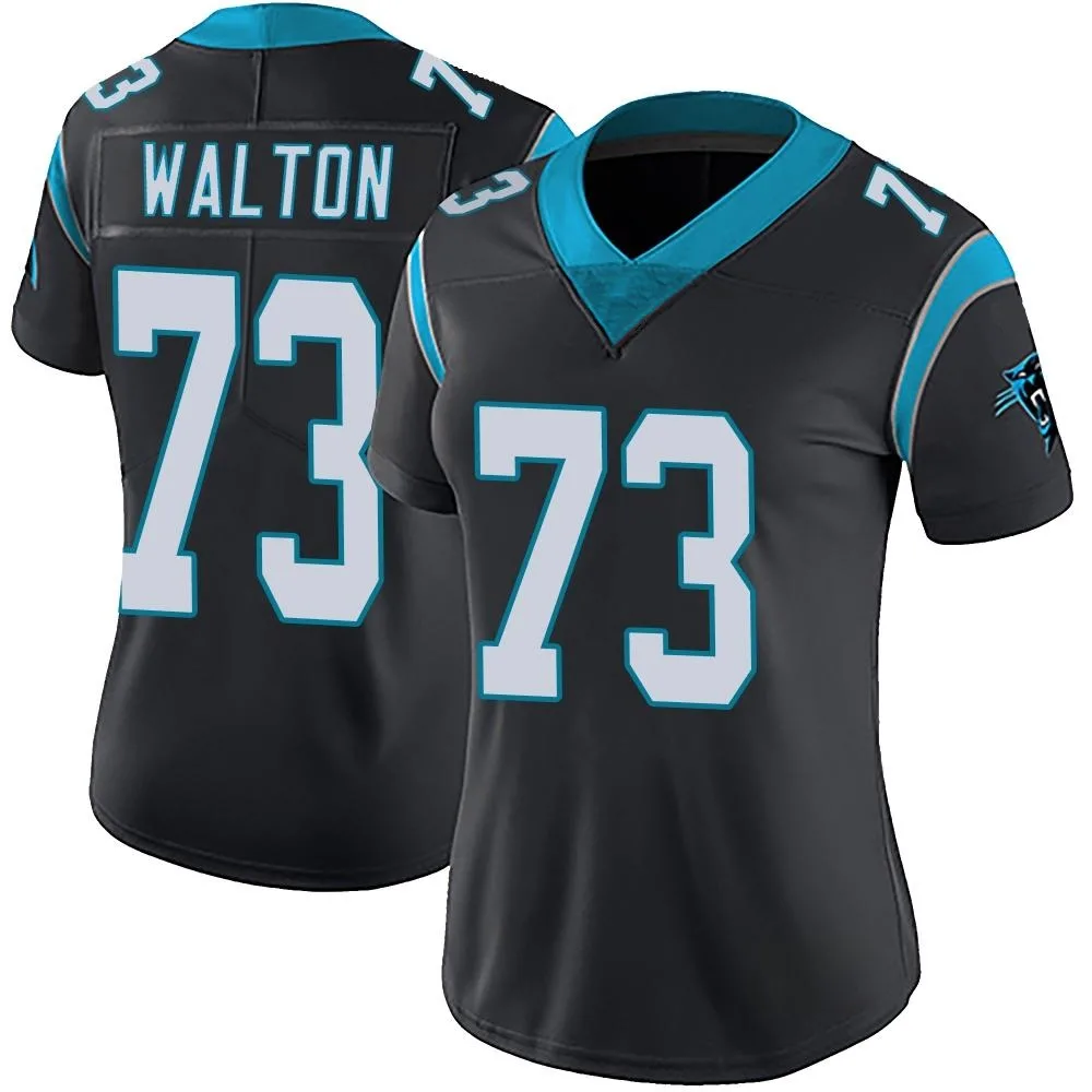 Women's Carolina Panthers Brandon Walton Nike Team Color Vapor Untouchable Limited Black Jersey Women's Carolina Panthers Brandon Walton Nike Team Color Vapor Untouchable Limited Black Jersey