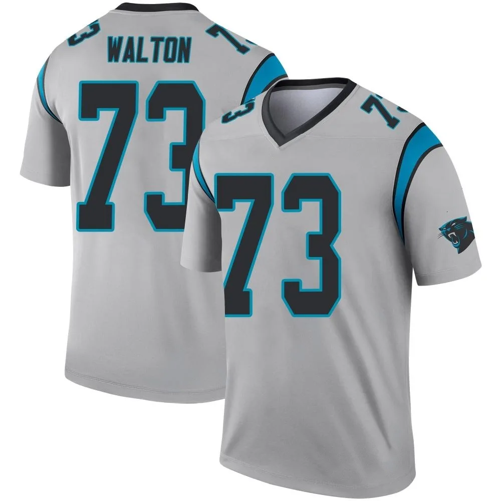 Youth Carolina Panthers Brandon Walton Nike Inverted Silver Legend Jersey Youth Carolina Panthers Brandon Walton Nike Inverted Silver Legend Jersey