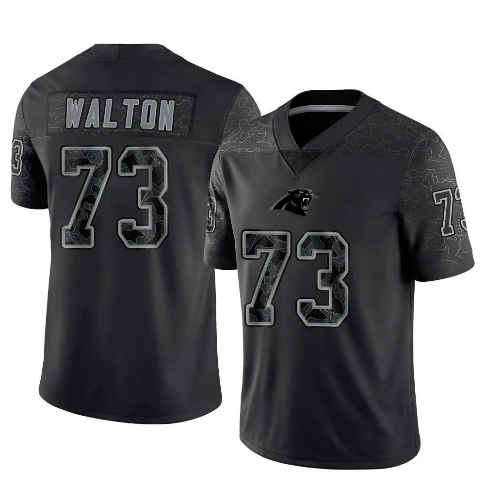 Youth Carolina Panthers Brandon Walton Nike Reflective Limited Black Jersey Youth Carolina Panthers Brandon Walton Nike Reflective Limited Black Jersey