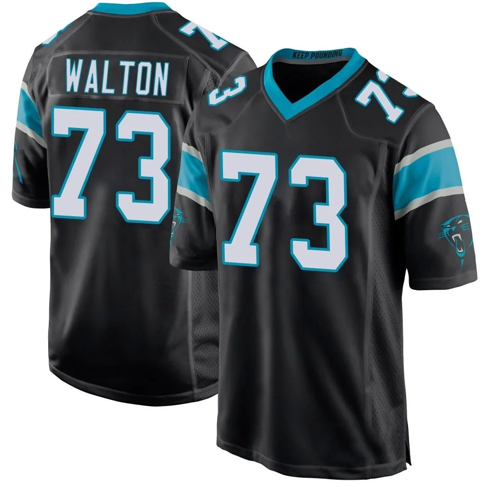 Youth Carolina Panthers Brandon Walton Nike Team Color Game Black Jersey Youth Carolina Panthers Brandon Walton Nike Team Color Game Black Jersey