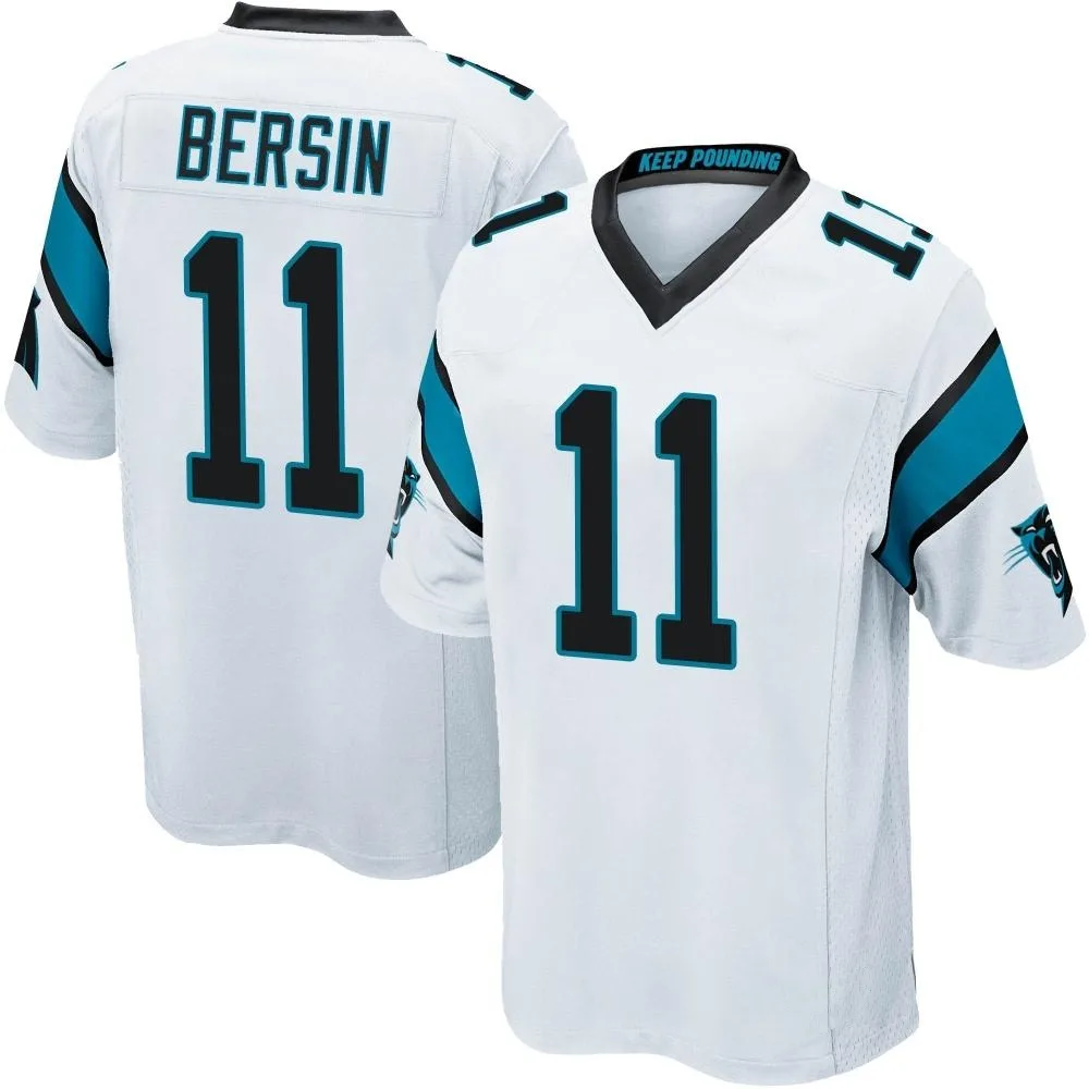 Men's Carolina Panthers Brenton Bersin Nike Game White Jersey Men's Carolina Panthers Brenton Bersin Nike Game White Jersey