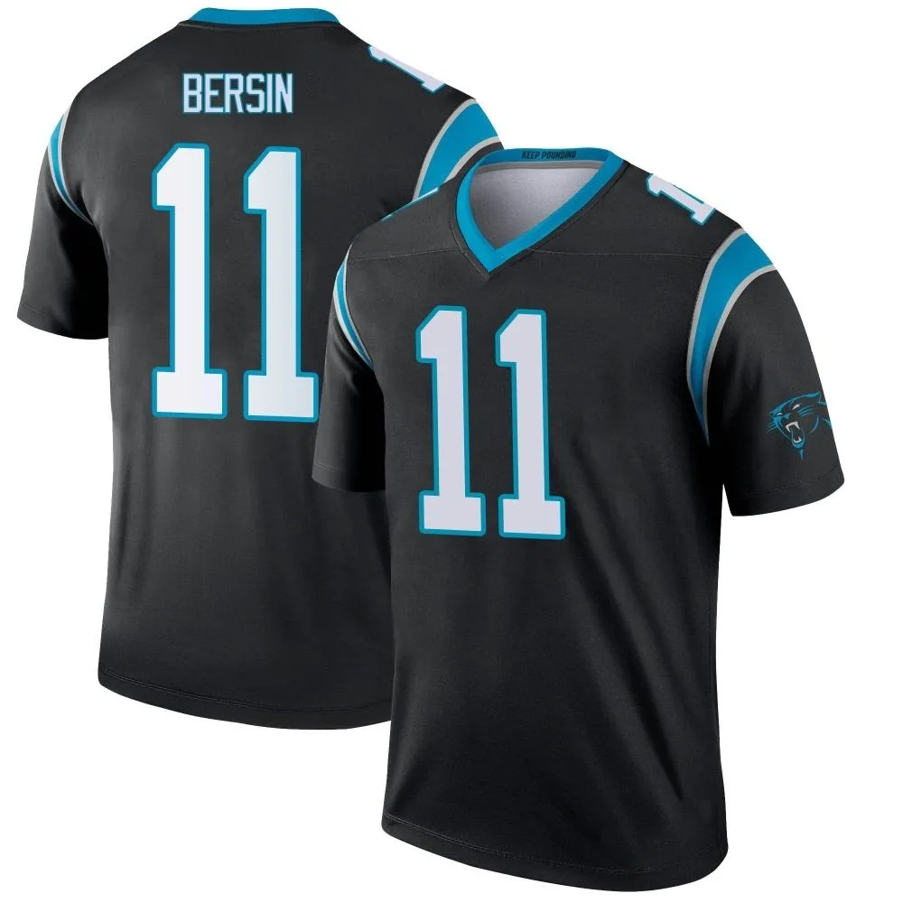 Men's Carolina Panthers Brenton Bersin Nike Legend Black Jersey Men's Carolina Panthers Brenton Bersin Nike Legend Black Jersey