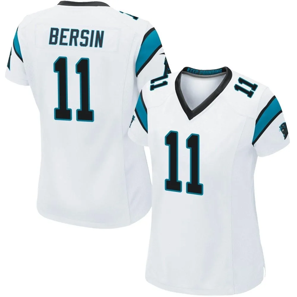 Women's Carolina Panthers Brenton Bersin Nike Game White Jersey Women's Carolina Panthers Brenton Bersin Nike Game White Jersey