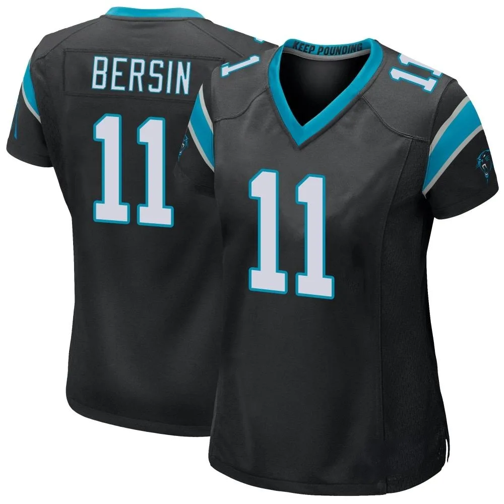 Women's Carolina Panthers Brenton Bersin Nike Team Color Game Black Jersey Women's Carolina Panthers Brenton Bersin Nike Team Color Game Black Jersey